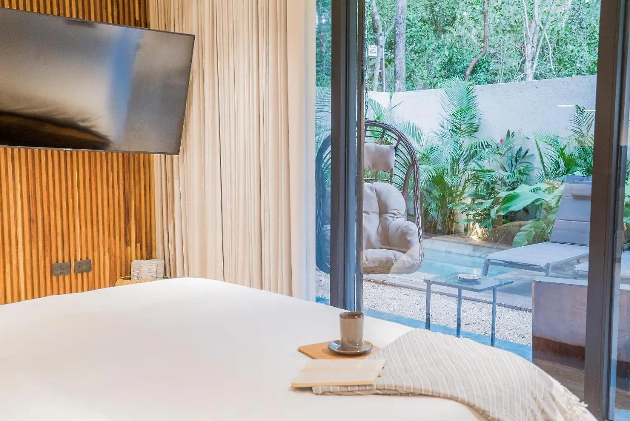 Nice Avant-Garde Studio Charming Private Terrace And Miniplunge Pool And Great Amenities Apartment Tulum Mexico