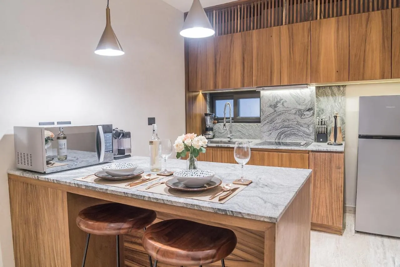 Nice Avant-Garde Studio Charming Private Terrace And Miniplunge Pool And Great Amenities Apartment Tulum
