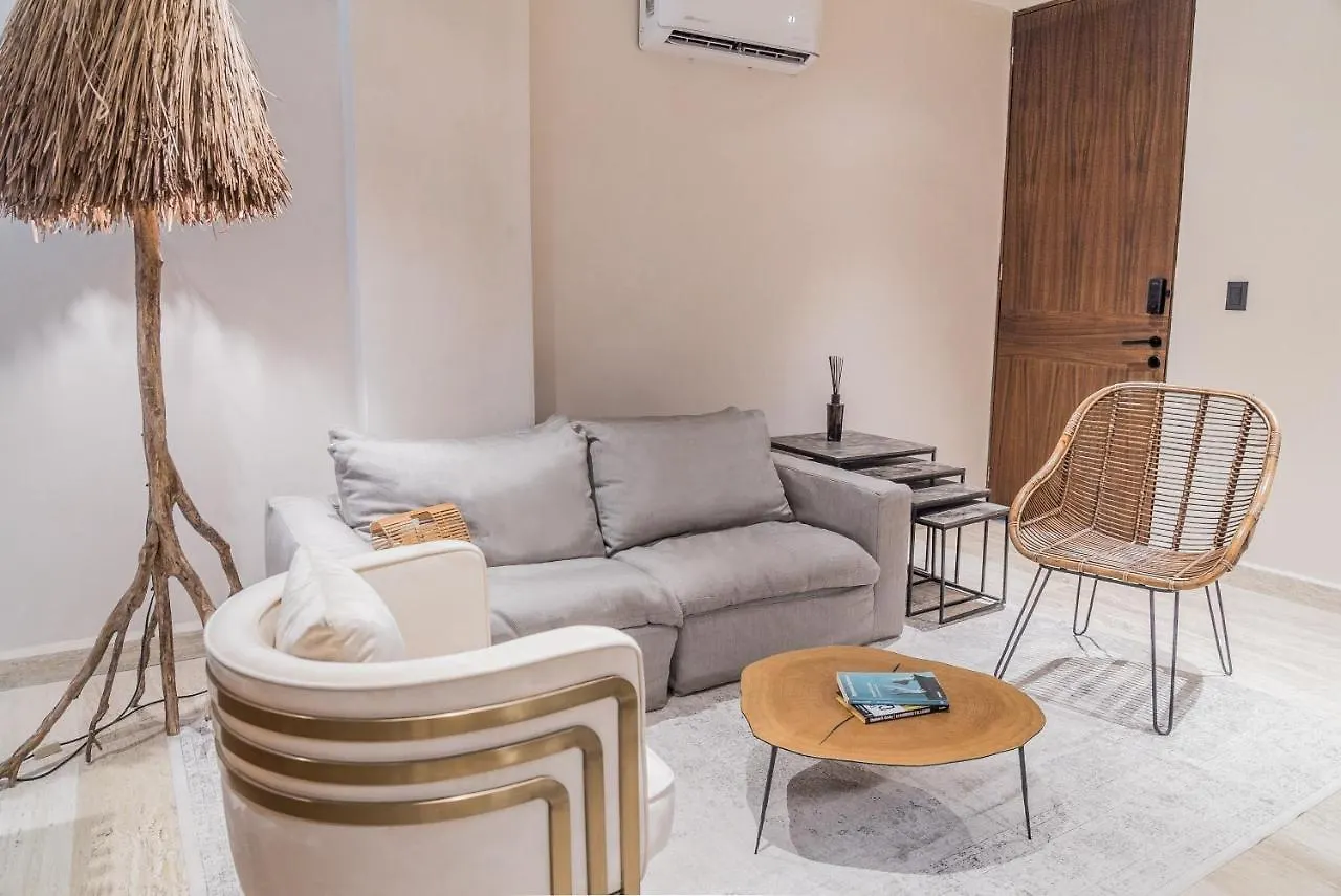 Nice Avant-Garde Studio Charming Private Terrace And Miniplunge Pool And Great Amenities Apartment Tulum 0*,