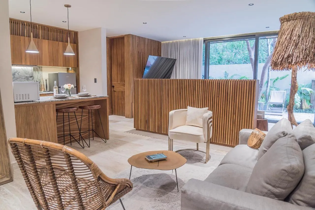 Nice Avant-Garde Studio Charming Private Terrace And Miniplunge Pool And Great Amenities Apartment Tulum 0*,  Mexico